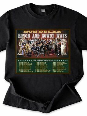 Bob Dylan Rough And Rowdy Ways Tour 2026 T-Shirt 249